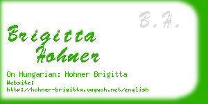 brigitta hohner business card